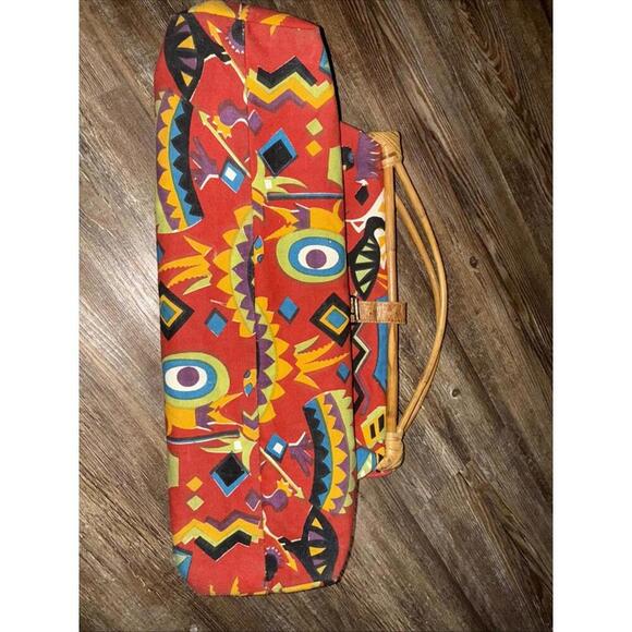 Sun N Sand Vintage Large Doctors Cotton Rhino Handbag Tribal Buckle Bag - Picture 7 of 15